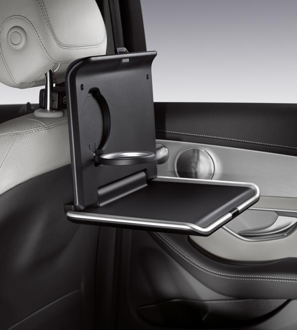Original-Zubehör für den GLC: Style & Travel Equipment, Basisträger und Klapptisch Mercedes-Benz GLC genuine accessories: Style & Travel Equipment and folding table